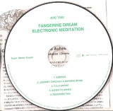Tangerine Dream - Electronic Meditation, 